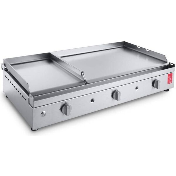 planet plancha chef 80mix.l piastra inox liscia 0201143