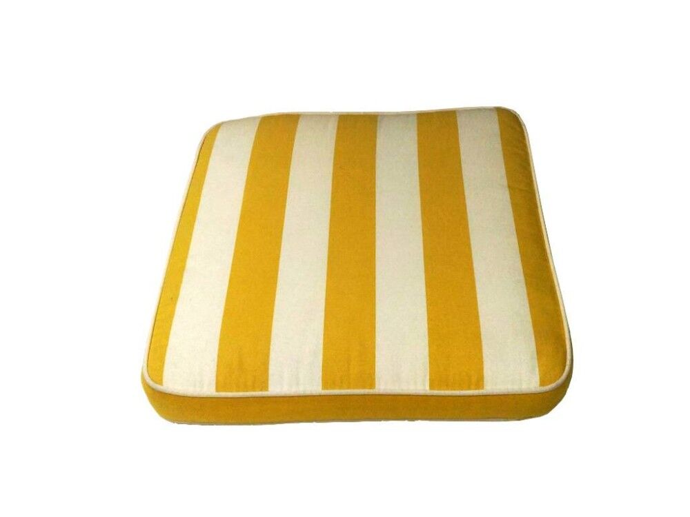 Ghio Cuscino Seduta Box 40 X 40 Rigato Giallo 9191c