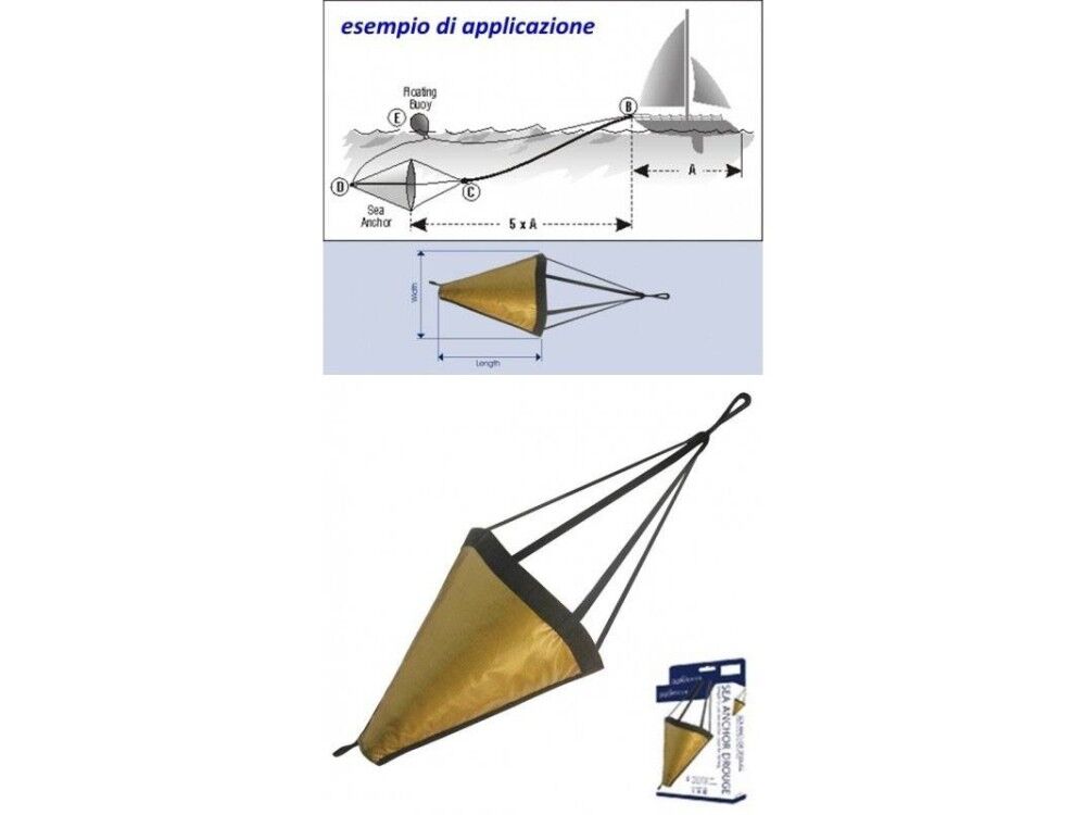 Osculati Ancora Galleggiante Sea-Drogue 600 Mm 32.756.01