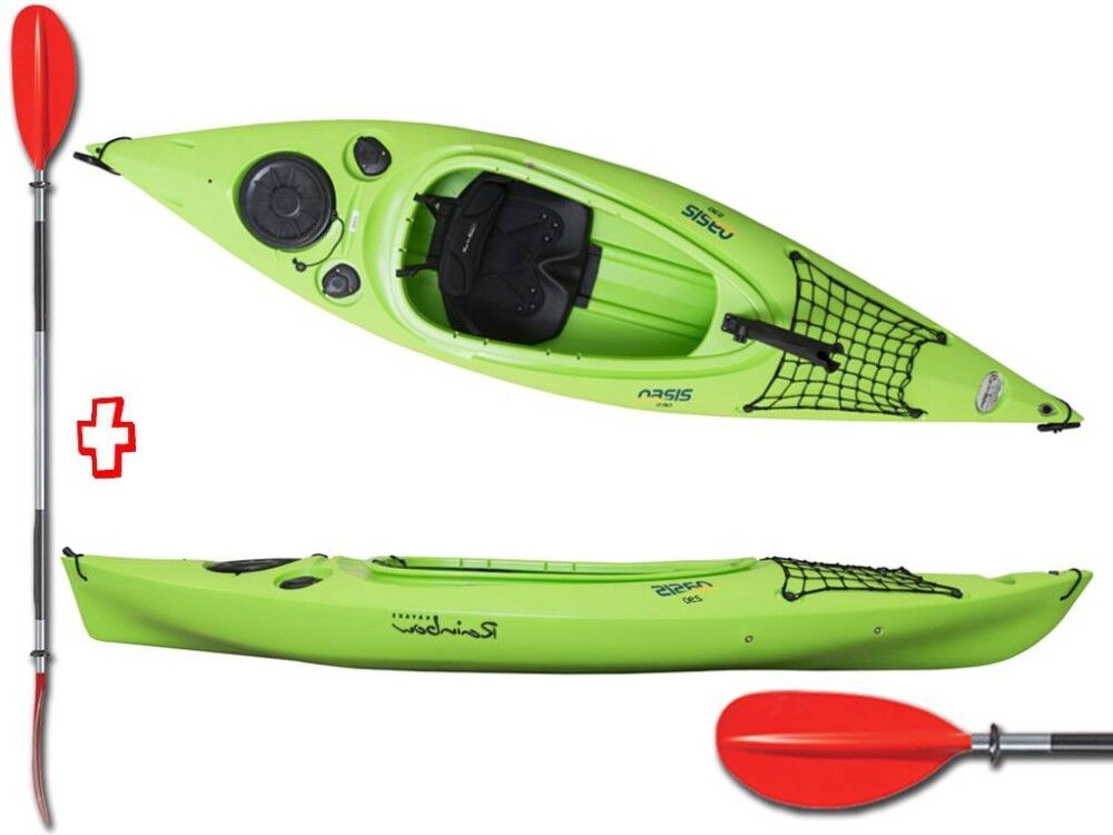 Canoa Rigida Oasis 2.90 Expedition + Pagaia Fissa Rainbow