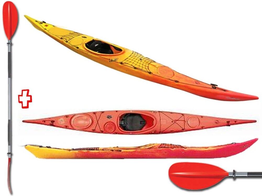 Canoa Rigida Laser 5.15 Base + Pagaia Fissa Rainbow