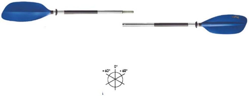 Scoprega Pagaia Xt-2 Alu 225 Divisibile 2 Parti 6511110n