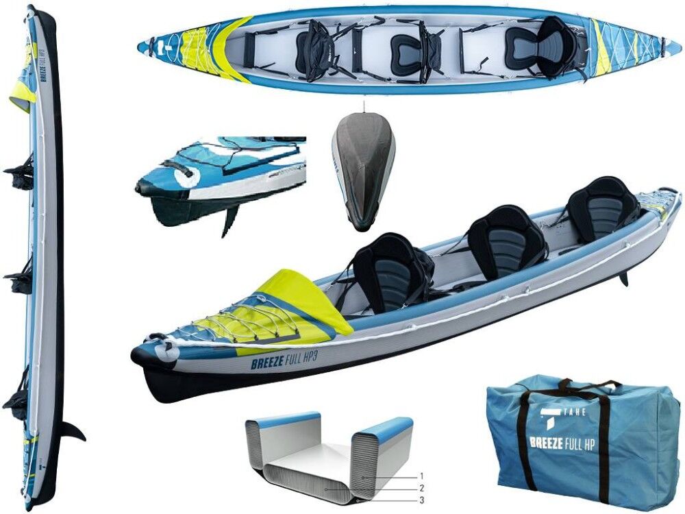 Tahe - Bic Sport Canoa Gonfiabile Air Breeze Full Hp 3 107189 Tahe / Bic Sport