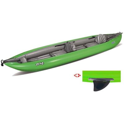 Gumotex Canoa Gonfiabile Twist2/1 Verde Con Pinna 045355-G (1c/11c) Gumotex Canoa Gonfiabile Twist2/1 Verde Con Pinna 045355-G (1c/11c)
