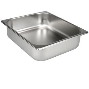 FORCAR Bacinella Gastronorm GN 1/2 in Acciaio Inox Aisi 304