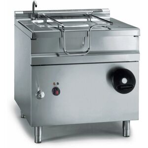 INOX BIM Brasiera a Gas ribaltabile da 80 lt, cm. 80 x 90 x 85h