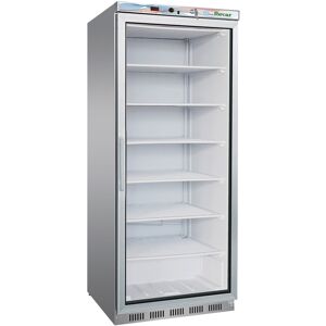 FORCAR Congelatore per Ristorante EF600GSS Lt 555 in Acciaio Inox con Porta in Vetro -