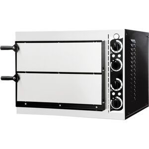 Prismafood Forno Pizza Elettrico Small Basic - 2 Camere - N° 1 + 1 Pizza Ø Cm 32