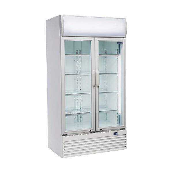 coolhead armadio refrigerato per bibite - porte a vetro a battente -  capacità 800 lt - t