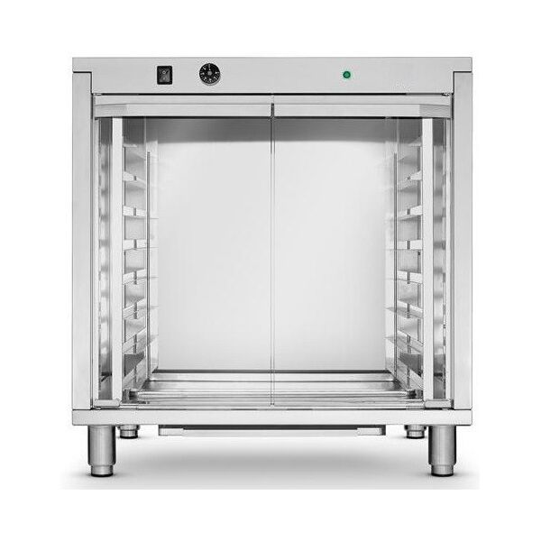 tecnoeka lievitatore ekl864r in acciaio inox con ruote - n° 8 vassoi 60 x 40