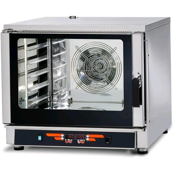 tecnodom forno a convezione elettrico digitale - n°5 teglie gn1/1 o 60 x 40