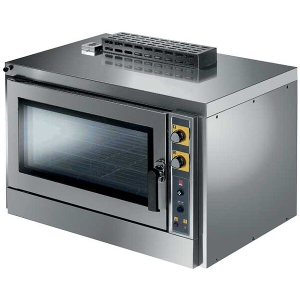 tecnoeka forno a gas a convezione kf1001g-ix-al - 5 teglie gn 1/1 o 4 teglie 60 x 40