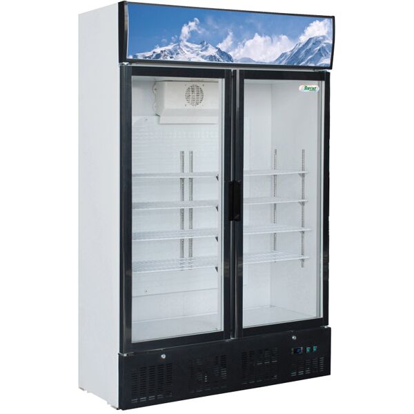 forcar armadio refrigerato statico snack638 porta doppia vetro - 620 lt