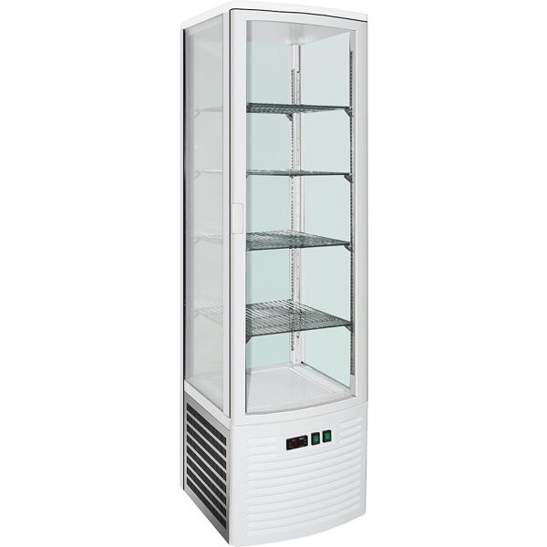 forcar vetrina espositiva su 4 lati refrigerata ventilata lsc280 - 280 lt