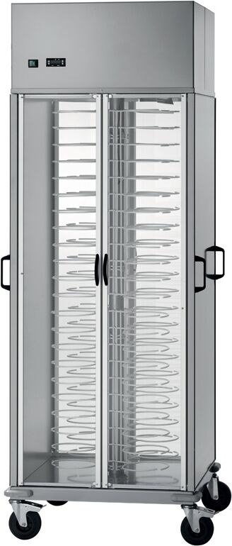 forcar carrello portapiatti armadiato refrigerato ca1439r - n° 88 piatti ø cm 18/23