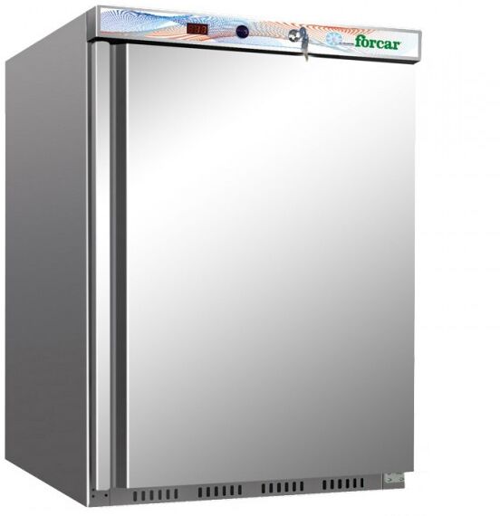 forcar congelatore sottobanco ef200ss lt. 120 inox - temp -18° -22°