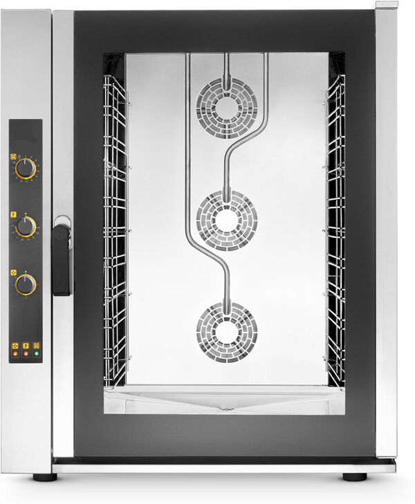 tecnoeka forno elettrico a convezione ekf1111ud per gastronomia - 11 teglie o griglie gn