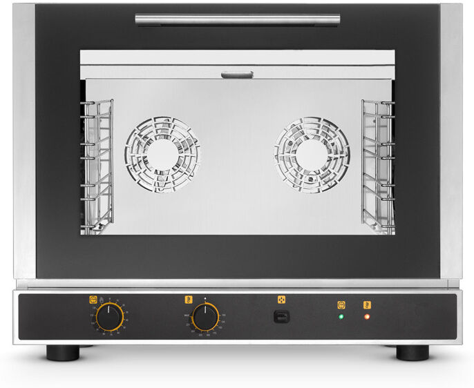 tecnoeka forno elettrico a convezione ekf411 per gastronomia - 4 teglie o griglie gn 1/1