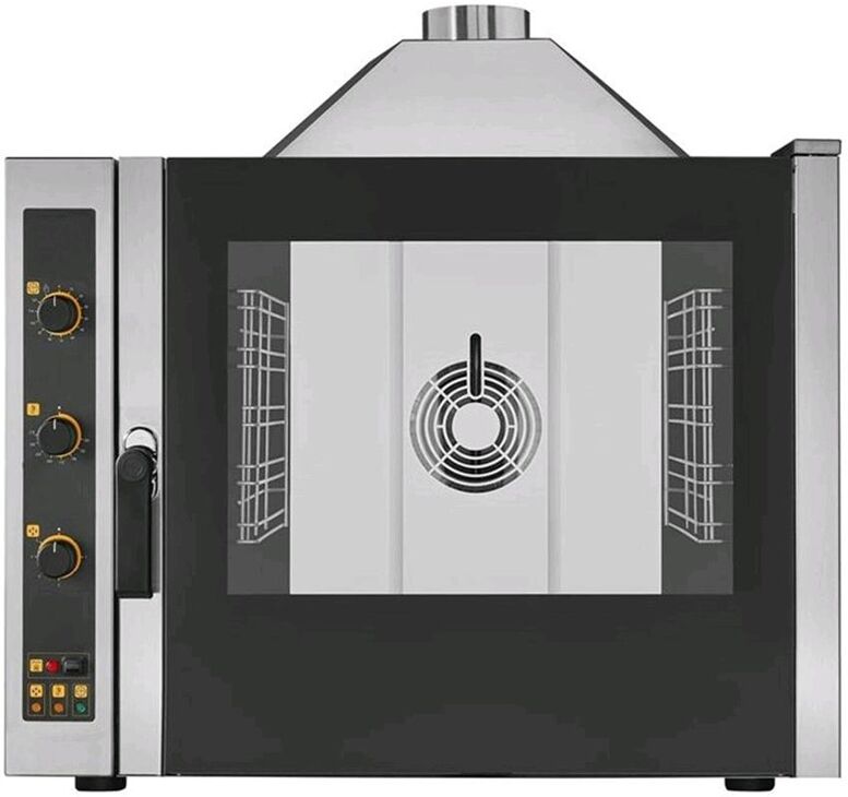 tecnoeka forno gas a convezione ekf511g - 5 teglie o griglie gn 1/1