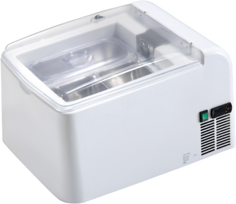 attrezzature professionali freezer da banco per gelato piccolo - temp +0° -18° c