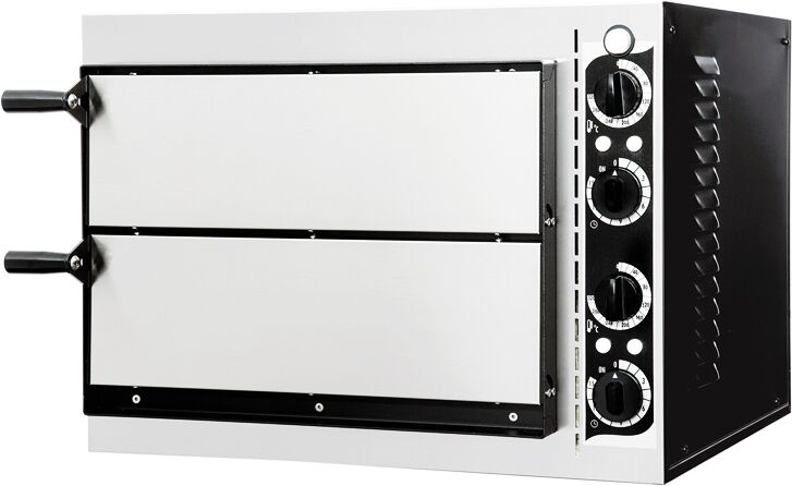 prismafood forno pizza elettrico small basic - 2 camere - n° 1 + 1 pizza Ø cm 32