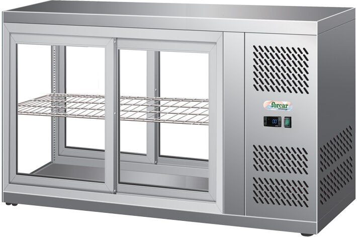 FORCAR Vetrina Refrigerata Espositore da Banco HAV111 - 150 Lt