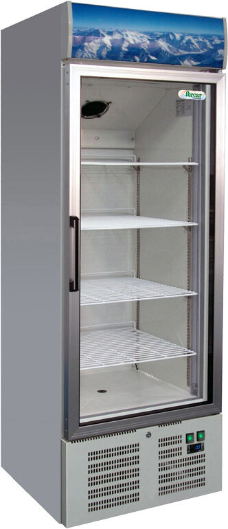 FORCAR Armadio Refrigerato Statico SNACK340 Porta Singola Vetro - 331 Lt