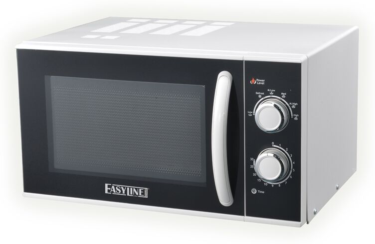 Fimar Easyline Forno Microonde con Comandi Meccanici - Watt 900 - Capacità Lt 25