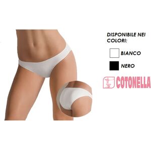 COTONELLA 3 Slip Donna A Vita Bassa In Cotone Art. 3487 Col. E Mis. A Scelta BIANCO 3/M