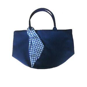 NOIDINOTTE Borsa Da Mare Art Tr0602 Blu Vichy Colore Foto Misura Unica