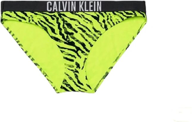 Calvin Slip Costume Donna Art Kw0kw02337 IP ZEBRA CITRUST BURST AOP