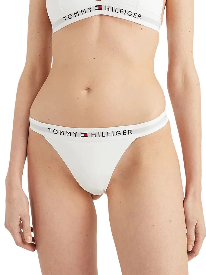 TOMMY HILFIGER Slip Bikini Donna Art Uw0uw04135 Colore Foto Misura A Scelta TH OPTIC WHITE