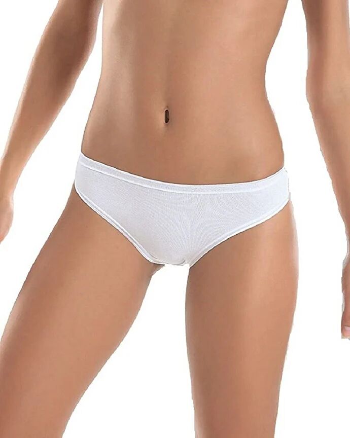 NOTTINGHAM 6 Slip Donna Vita Bassa In Cotone Art. Lulu Col. E Mis. A Scelta BIANCO 4-M