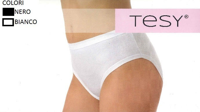 TESY 6 Slip Donna Art 84 Colore E Misura A Scelta BIANCO 4