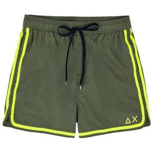 SUN68 Boxer Da Mare Uomo Art H19103 19 Colore Verde Militare Misura A Scelta VERDE MILITARE