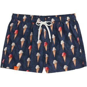 SUN68 Boxer Da Mare Uomo Art H31108 0796 Colore Blu Navy E Corallo Misura A Scelta BLU NAVY E CORALLO