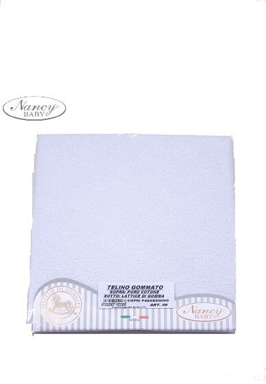 NANCY BABY Telino Gommato Art 06 Colore Foto Misura Standard Passeggino BIANCO STANDARD PASSEGGINO