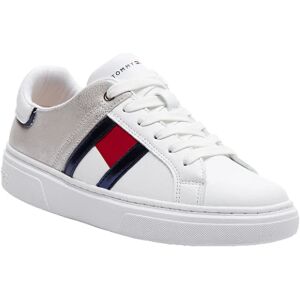 Tommy Hilfiger Scarpe Bimbo Art T3a9-33201-1355 WHITE/SILVER