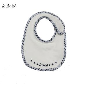 LE BEBE' Bavetta Neonato Art Lbb2473 Colore Foto Misura Unica BIANCO/BLU UNICA