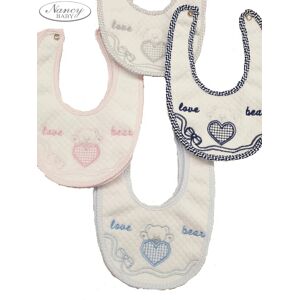 NANCY BABY Bavetta Art 394/1 Colore A Scelta Misura Unica BIANCO-CIELO UNICA