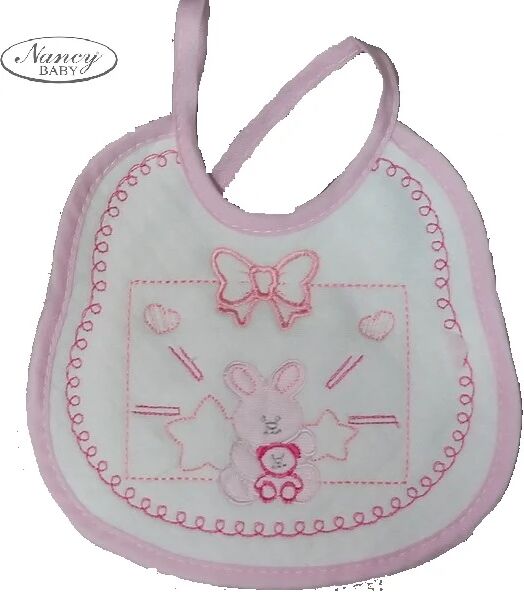 NANCY BABY Bavetta Art 1462/a Colore A Scelta Misura Unica BIANCO-CIELO UNICA