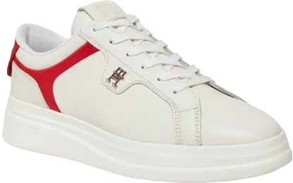 Tommy Hilfiger Scarpe Donna Art Fw0fw07460 BRIGHTWHITE/CHERRYTOMATO