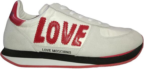 LOVE MOSCHINO Scarpe Donna Art Ja15322g1ein210 Colore Bianco Rosso Misura A Scelta BIA-GHI-ROS