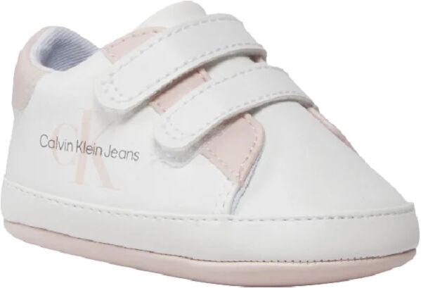 Calvin Scarpette Bimba Art V0a4-80780-1582 WHITE/PINK