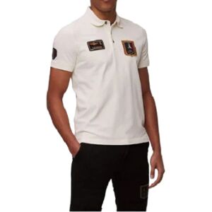 Aeronautica Militare Polo Uomo Art 241po1762p192 MILK WHITE