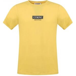 ICEBERG T-Shirt Uomo Art Ice1mts02 Yellow Colore Giallo Misura A Scelta GIALLO