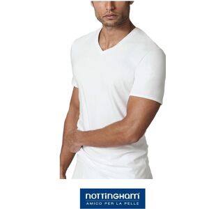 NOTTINGHAM T-Shirt Uomo In Cotone Art. Tv6103b Col. Foto Mis. A Scelta BIANCO 3