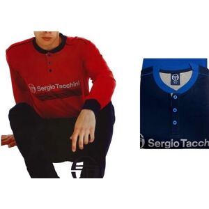 SERGIO TACCHINI Pigiama Uomo In Cotone Primaverile Art. Pg34140-As1-24 Col. E Mis. A Scelta BLU XL