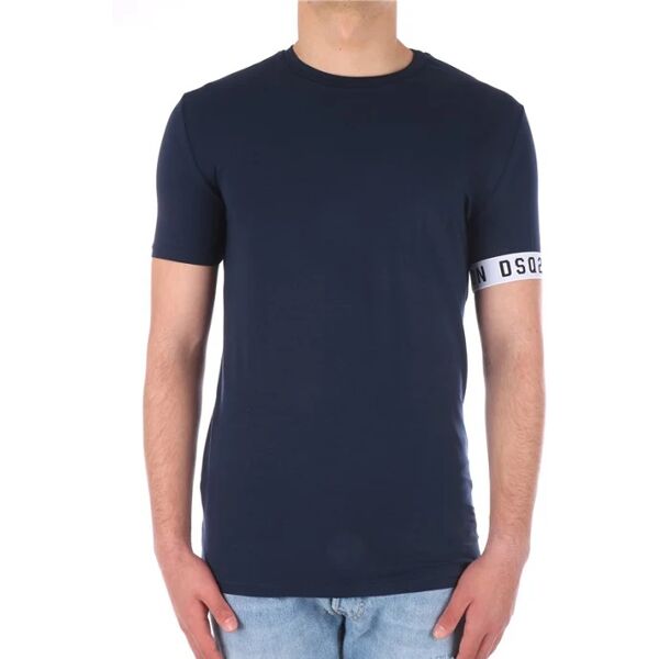 dsquared2 t-shirt uomo art d9m3s3450 402 colore blu misura a scelta blu