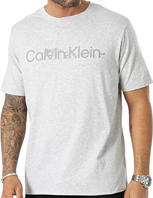 Calvin T-Shirt Uomo Art 00gms3k110 P-E 23 Colore E Misura A Scelta ATHLETIC GREY HEATHER